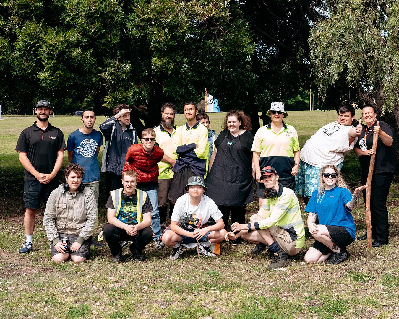 Group Shot. We Belong team. Outside